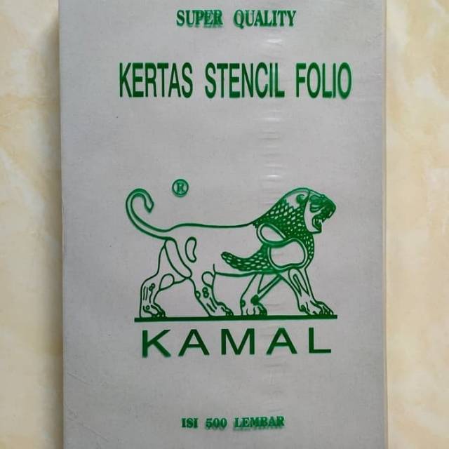 

Kertas Buram / Kertas Ubi / Kertas Stencil Folio 500 Lembar KAMAL (PAK)