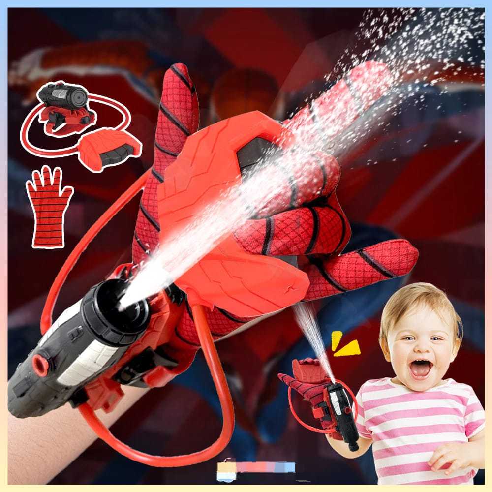 Mainan sarung tangan spider-man keren mainan Anak Spider Mainan Super Hero/Set Sarung Tangan Spiderm
