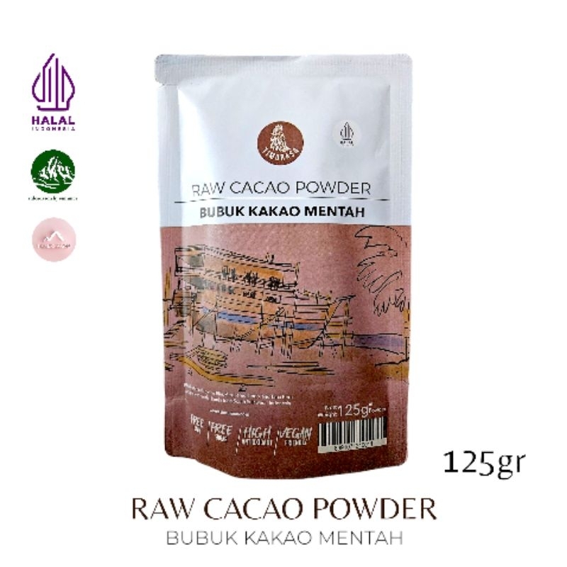 

Bubuk Cokelat Kakao Mentah 125gr Timurasa Raw Cacao Powder Coklat Bubuk