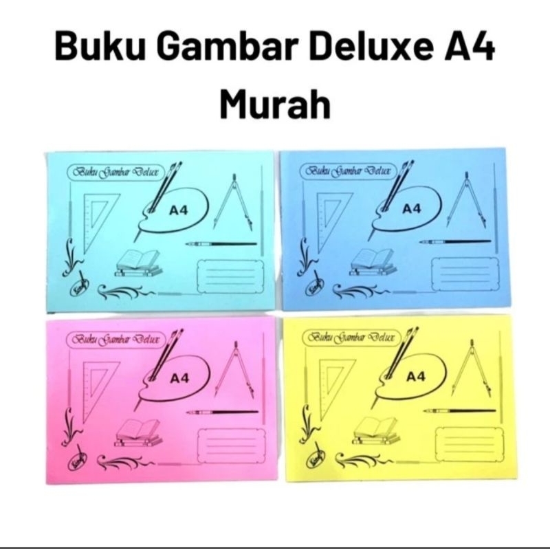 

Buku Gambar A4 Lux Harga 25pcs Termurahhh!!!