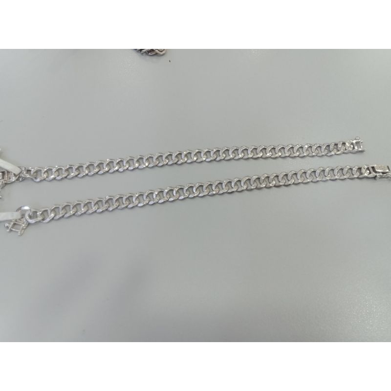 #CHIBIGOLD# Gelang sisik naga putih kadar 750%/17K