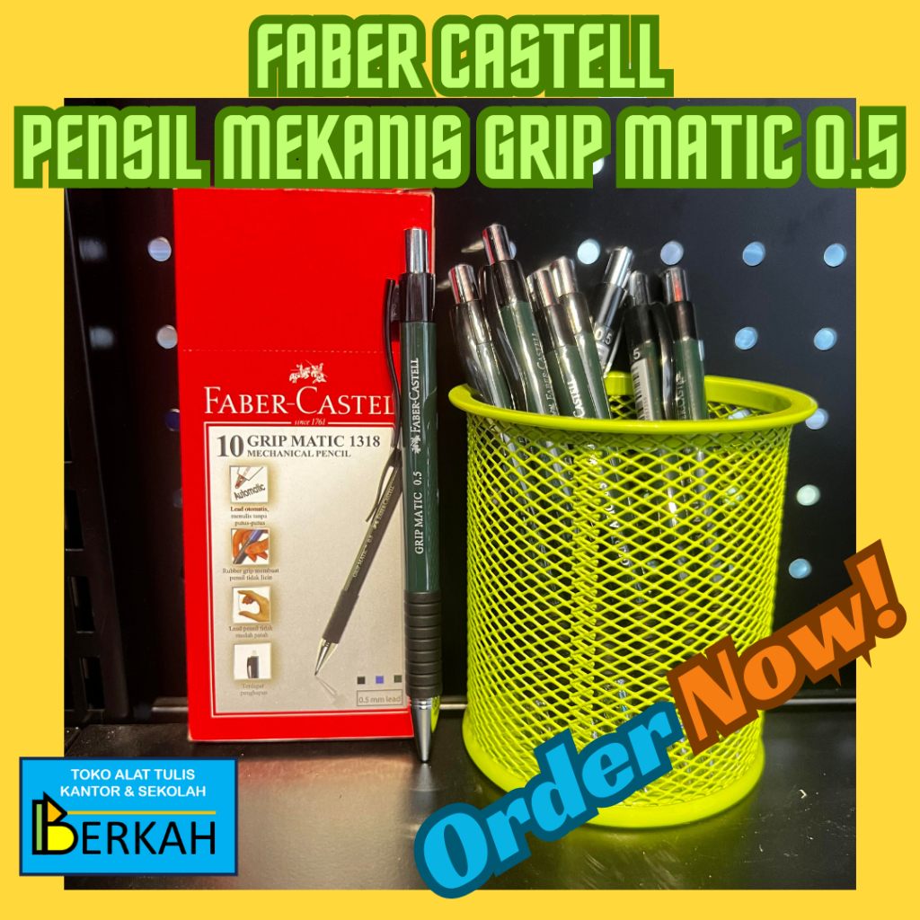 

Faber Castell Pensil Mekanis Grip Matic Original 0.5