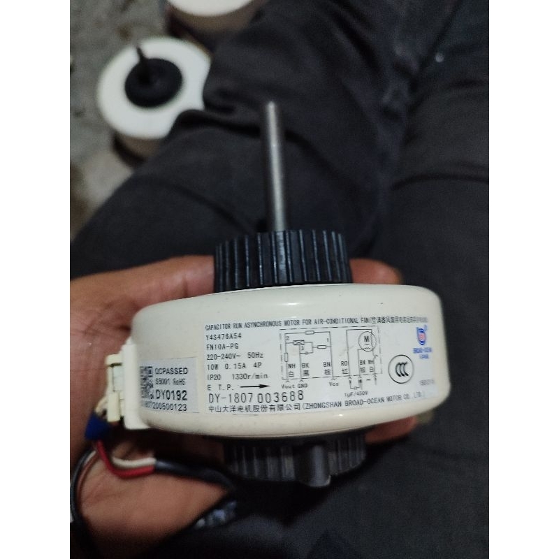 DINAMO FAN BLOWER INDOR AC SHARP CINA UCY NCY ORIGINAL