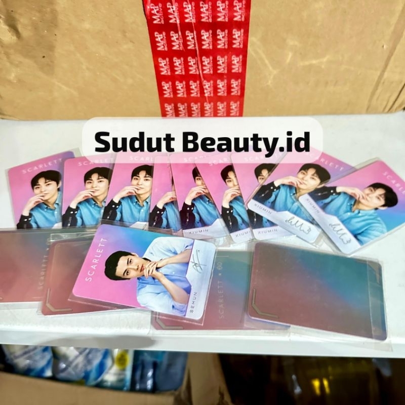 Photo card EXO x SCARLETT HOLOGRAM SCARLETT x EXO PHOTOCARD