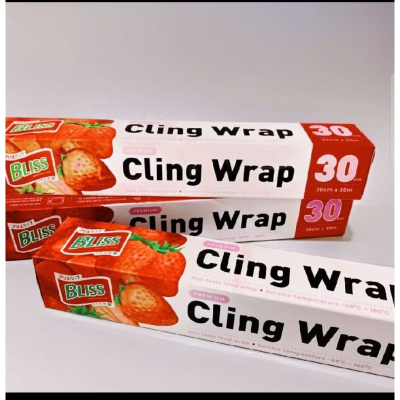 PLASTIK WRAP / CLING WRAP / PLASTIK BUNGKUS BUAH DAN MAKANAN
