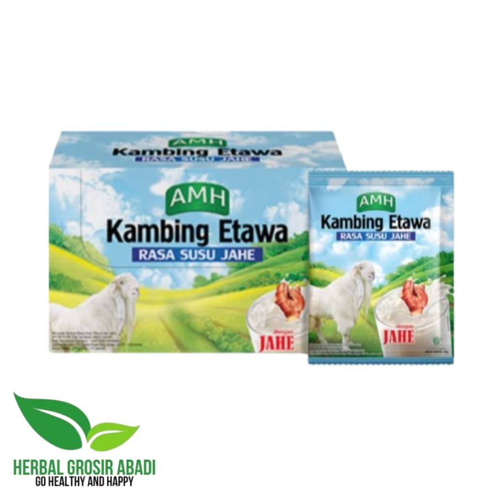 

PROMO AMH Susu kambing Etawa Original / Susu jahe PER BOX 10 sachet