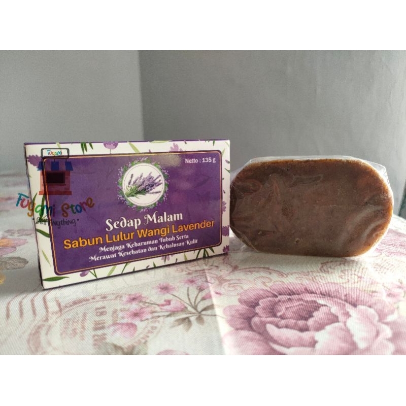 Sabun lulur pengantin Sedap Malam wangi lavender