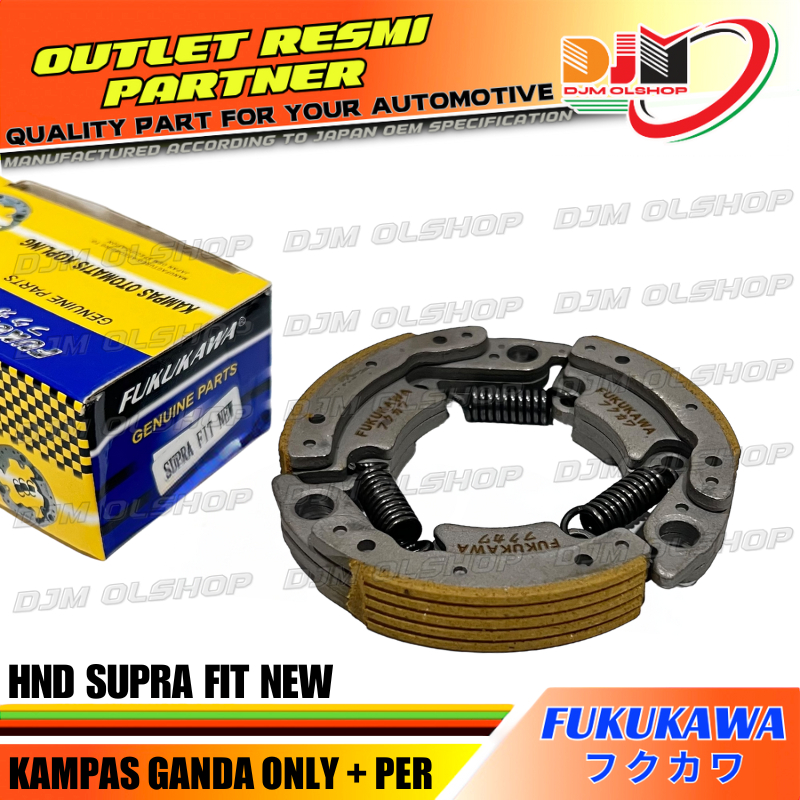 Kampas Ganda Kopling Supra Fit New Legenda 2 Supra Fit Lama Revo 100 KFL Original FUKUKAWA