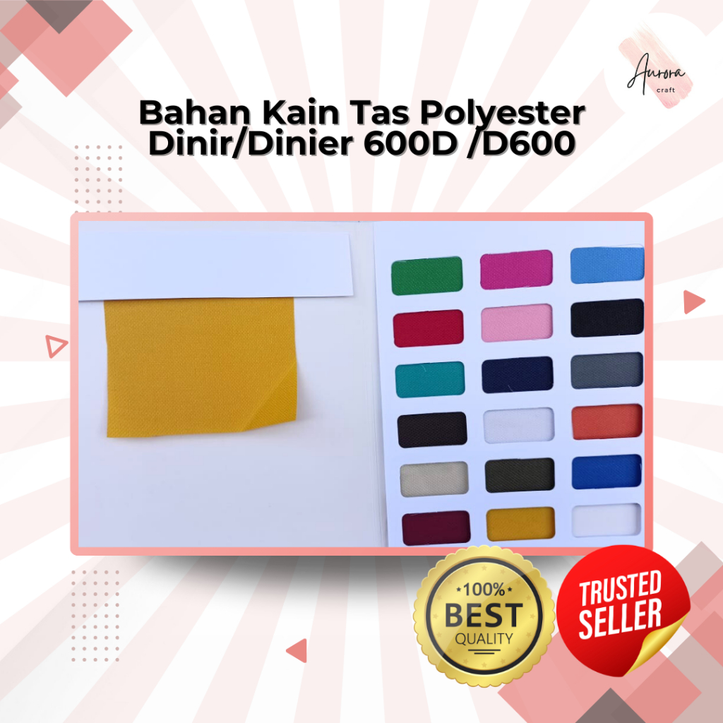 Bahan Kain Tas Polyester Dinir/Dinier 600D /D600