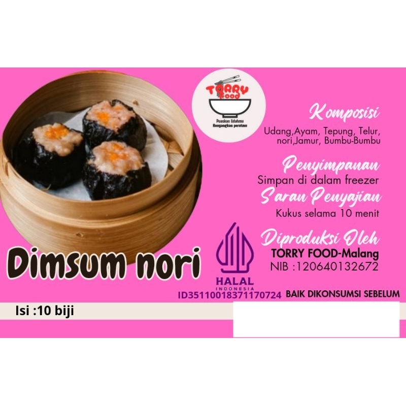 

Dimsum nori Frozen kemasan vakum,Torry food
