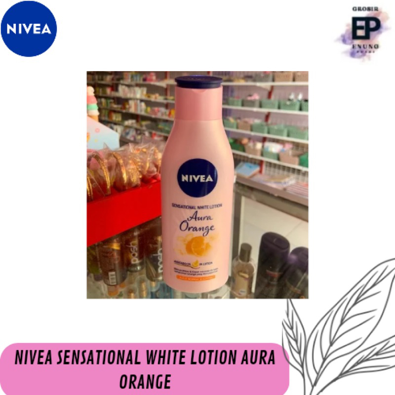 NIVEA AURA ORANGE WHITE LOTION