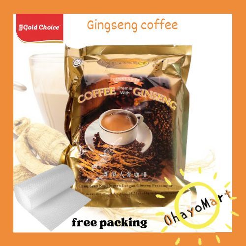 

Gold Choice Instant gingseng Coffee / Kopi gingseng Malaysia 400g/20s