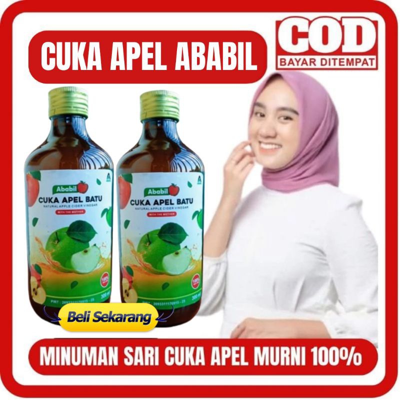 

- CUKA APEL MALANG 300 ML - CUKA APEL BATU MALANG CUKA APEL CIDER VINEGAR CUKA SARI BUAH APEL WITH MOTHER