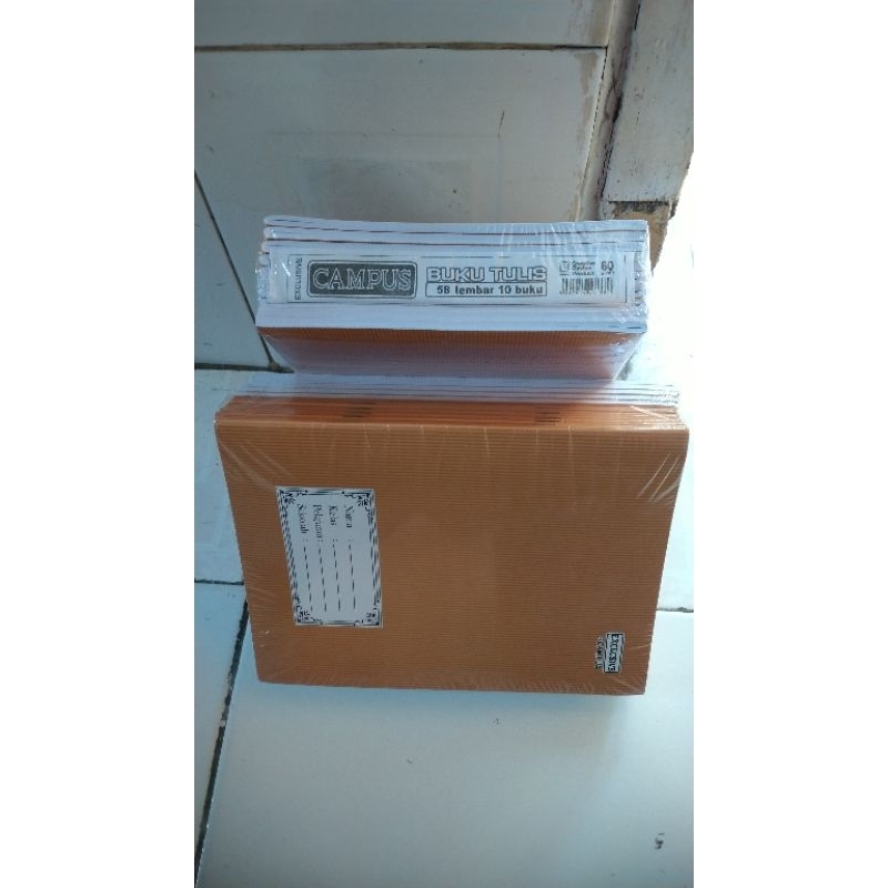

BUKU TULIS MOTIF SAMPUL COKLAT 58 LEMBAR ISI 10 BUKU