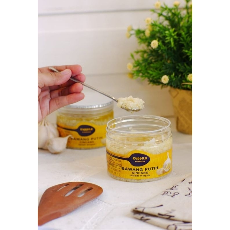 

Bawang Putih Cincang Kuppila Jar 200gr / instan