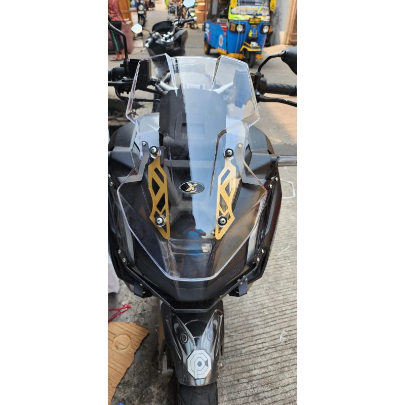 accesories Breket tambahan visor honda adv 150 / adv 160 variasi breket winshield adv 160 / adv 150