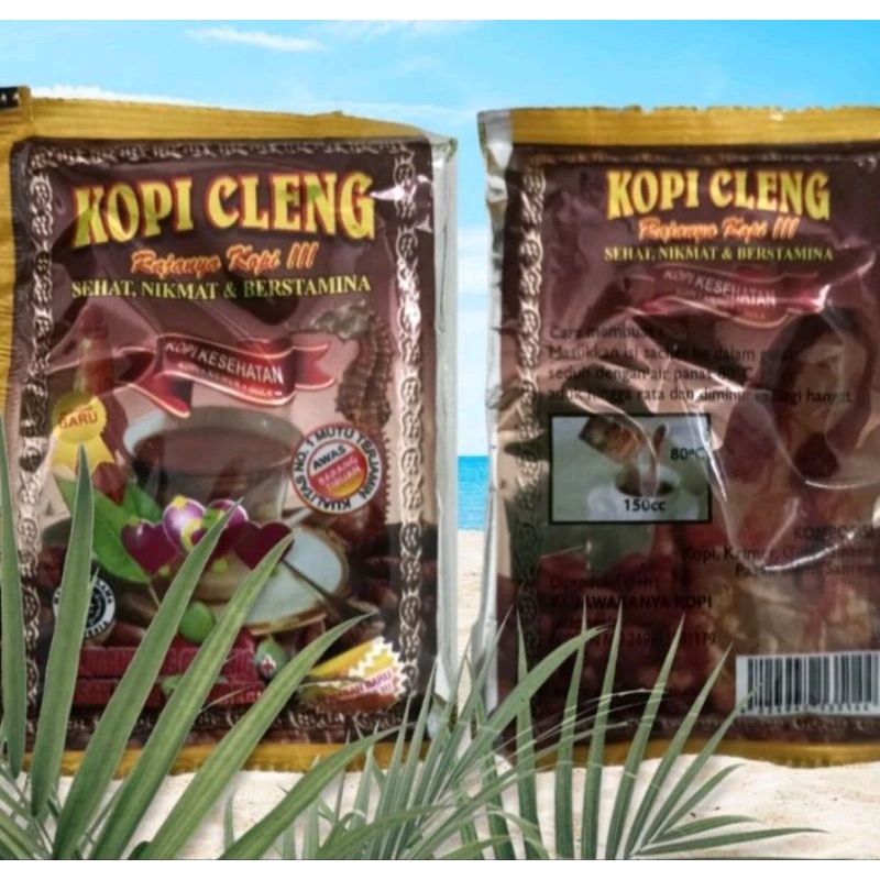 

paket 2 sachet kopi instan cling clong