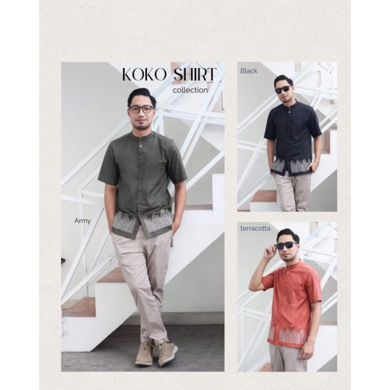 Koko Dewasa Dannis K240102 LPD / Koko Pria Lengan Pendek