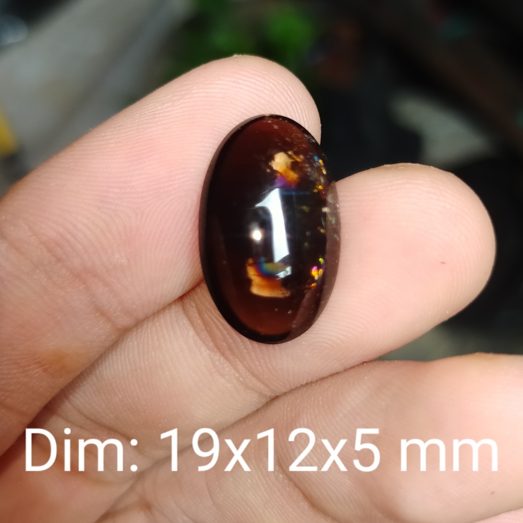 BATU KECUBUNG PELANGI TEH ASLI NATURAL cek batu lainnya yaman api wulung opal bacan amethys kalimaya