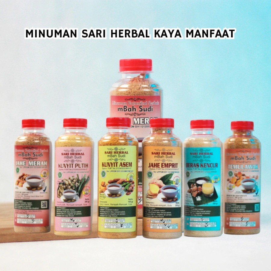 

Herbal Sehatku - Minuman Sari Herbal Bubuk asli mBah Sudi - Kunyit Asem