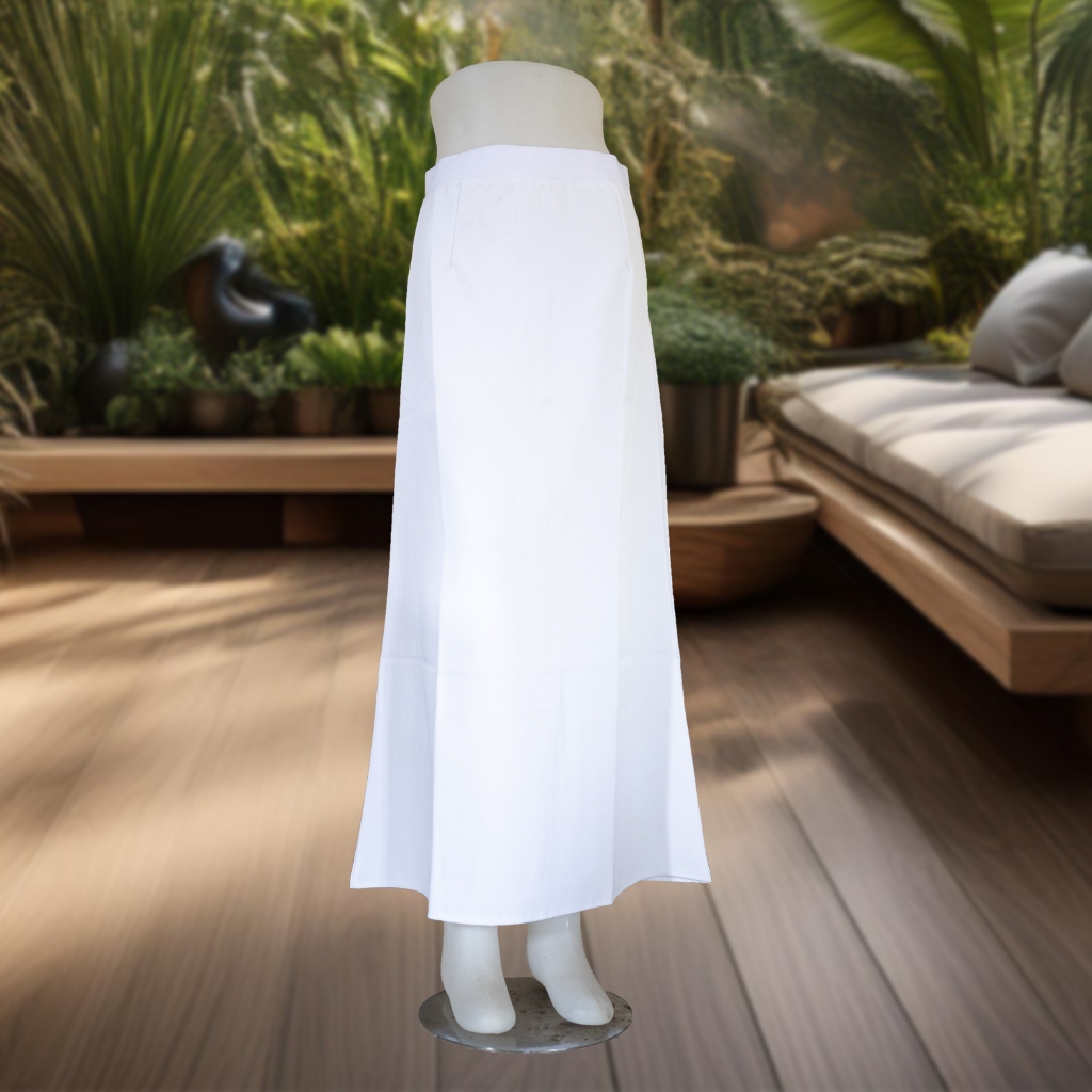 HOT Rok Kerja Muslimah Formal Kuliah Ukuran Panjang Jumbo Model A Karet Pinggang Ada Warna Hitam