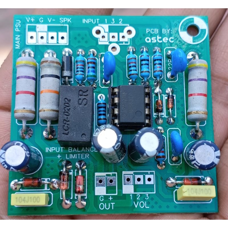 kit input balance + limiter audio