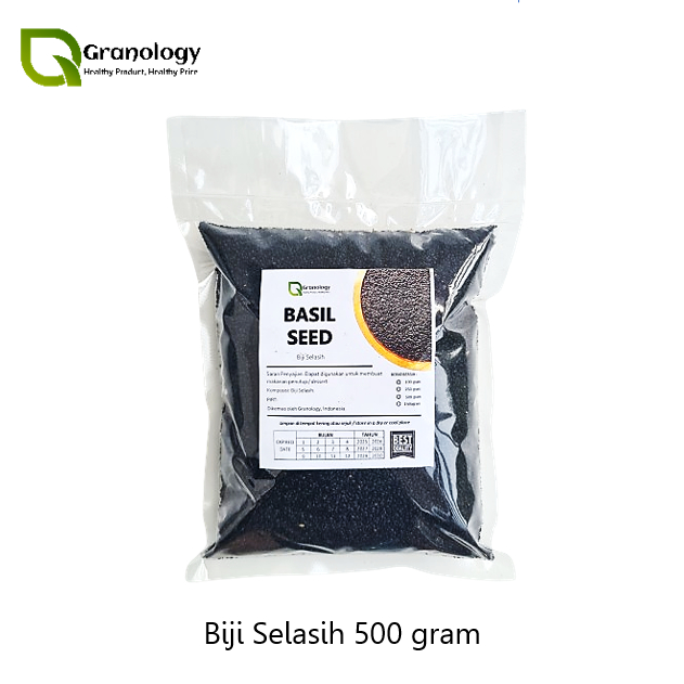 

Biji Selasih / Basil Seed (500 gram) by Granology