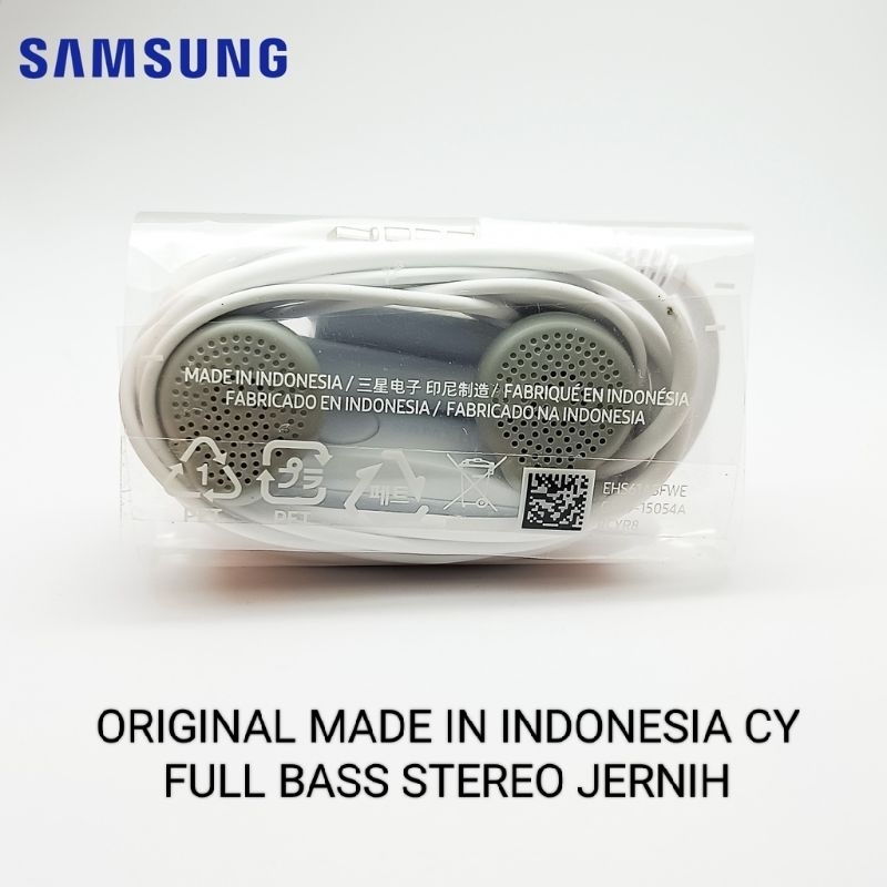 Headset Earphone Samsung Original OEM Super Indonesia CY Handsfree Bass Stereo