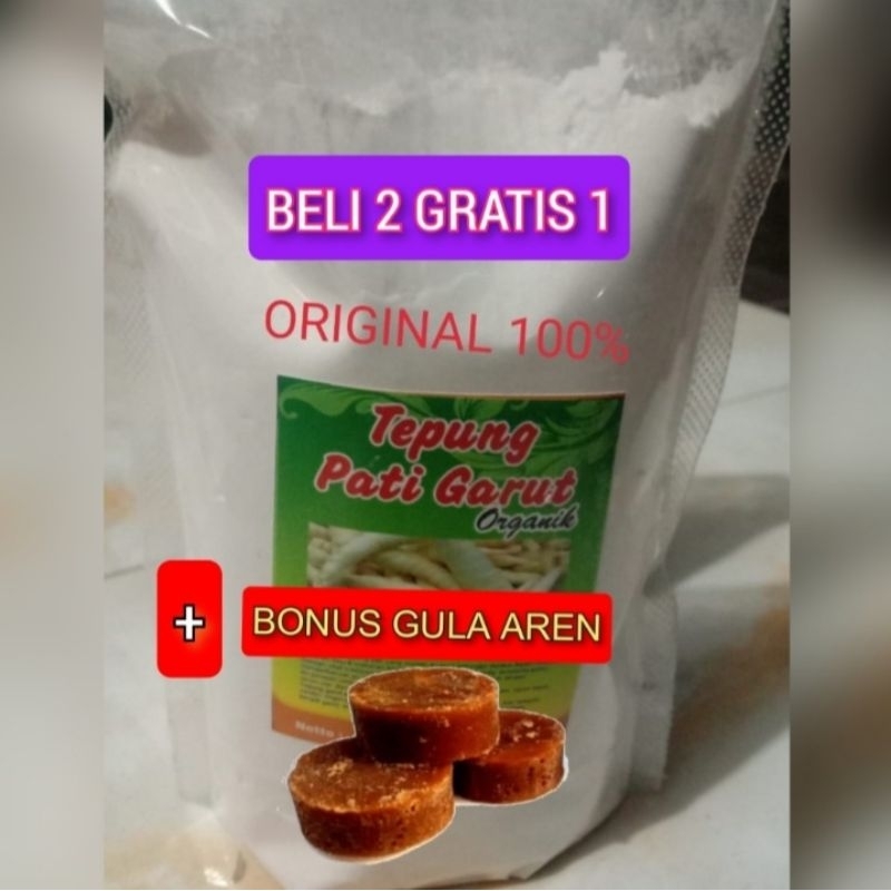 

PATI IRUT/TEPUNG GARUT BELI 2 GRATIS 1