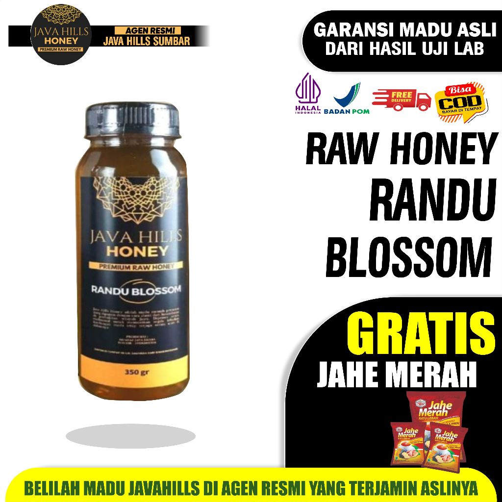 

JAVA HILLS HONEY RAW HONEY RANDU BLOSSOM - 330G (AGEN JAVAHILLS SUMBAR)