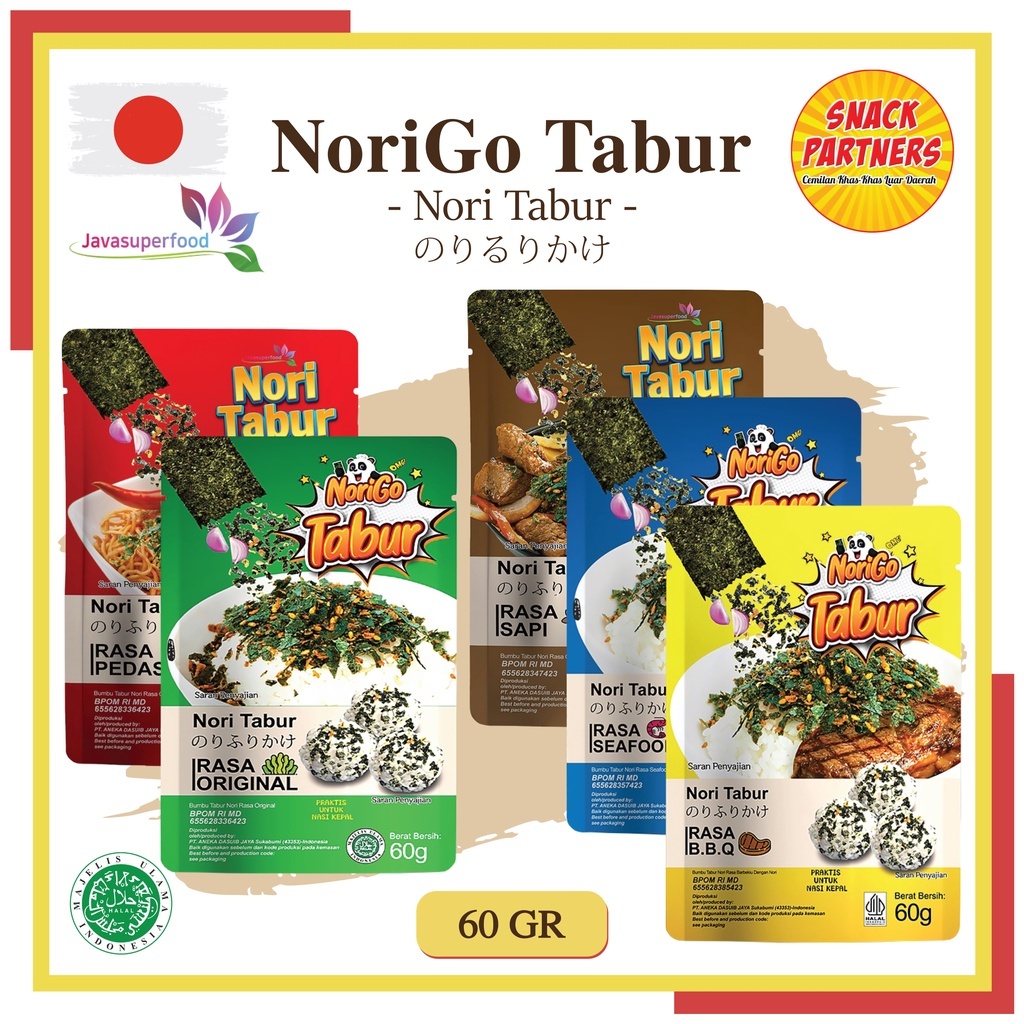 

Nafariz724 Nori Tabur Rumput Laut Panggang 60Gr