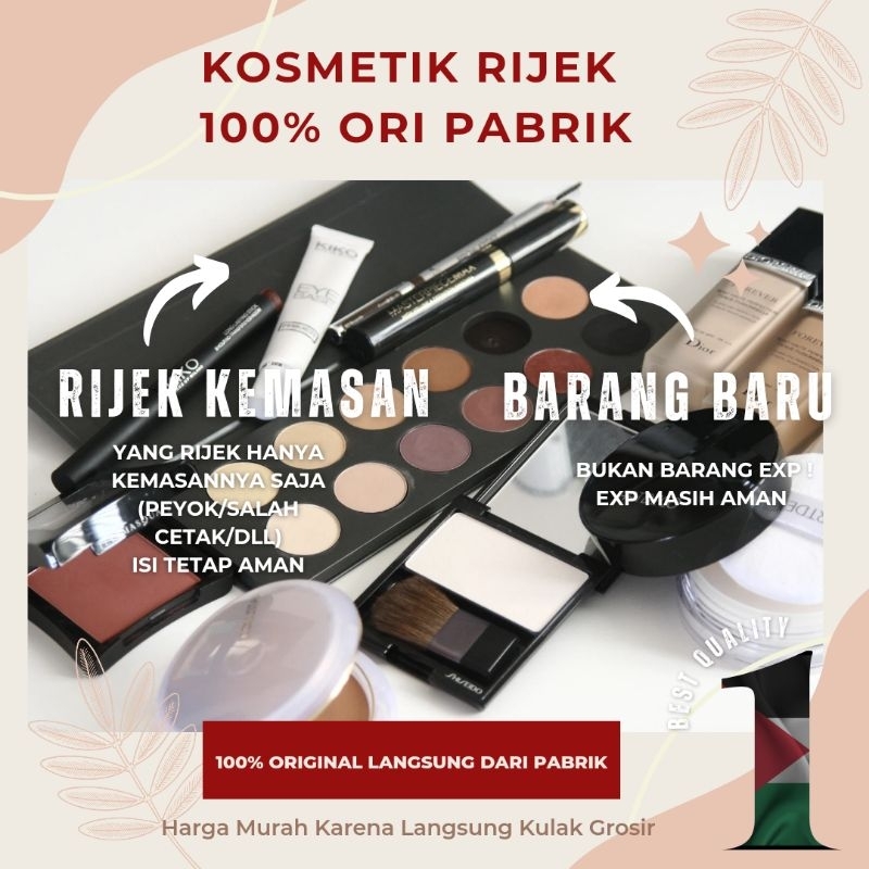 Kosmetik Rijek Pabrik Lecet Kemasan Produk Baru & Original EXP AMAN