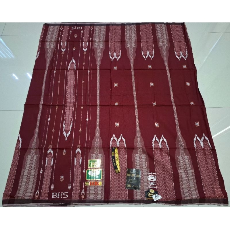 Sarung BHS Full Sutra Spunsilk SGF, warna Merah HATI