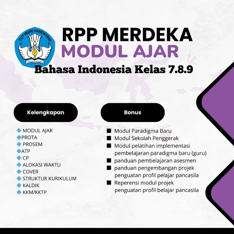 

RPP Merdeka Bahasa Indonesia Kelas 7.8.9 Kurikulum Merdeka