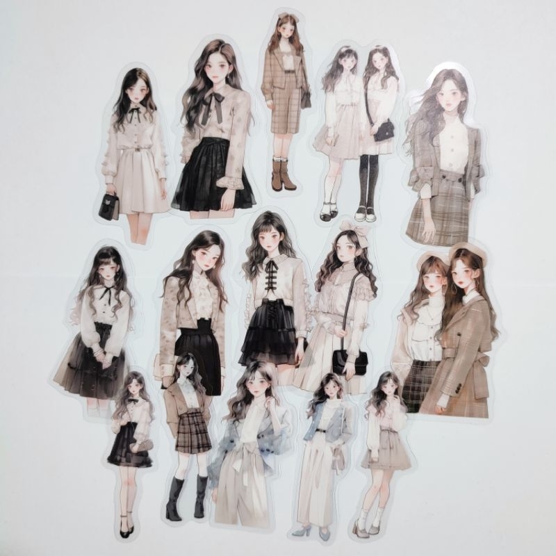 

NONS PROJECT STIKER GIRL IN UNIFORM JOURNALING SCRAPBOOK