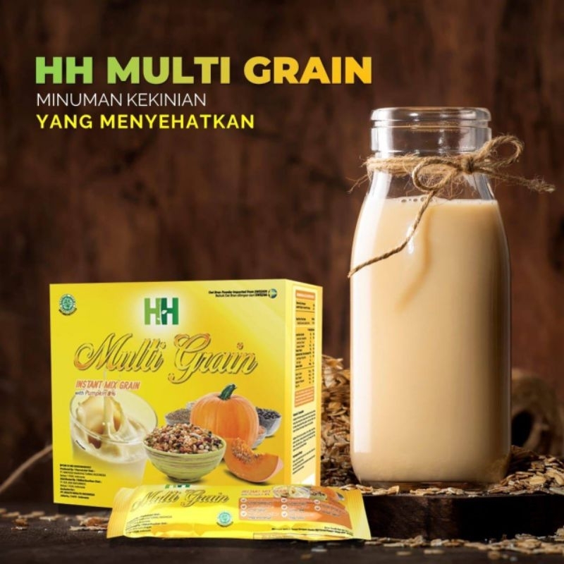 

HH MULTIGRAIN - Minuman Oat Peanut Milk - Minuman sereal bervitamin - Minuman diet - Susu Kacang - Susu oat - Minuman sehat