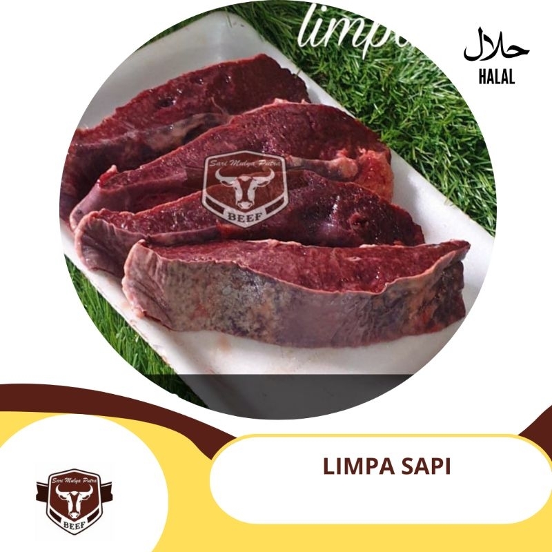 Limpa sapi jeroan sapi 1kg