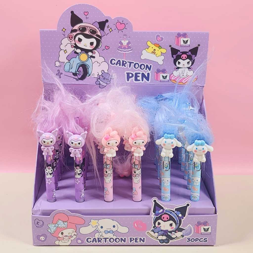 

Vanilleshop - Pulpen Berambut bulu sanrio kuromi melody cinnamoroll