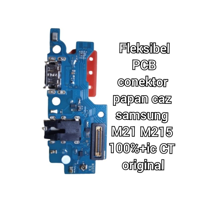 fleksibel PCB conektor papan caz samsung M21 m215 100%+ic CT original fleksibel pcb papan conektor c
