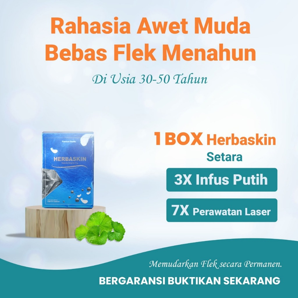 HERBASKIN NATURAL BRIGHTENING ANTI FLEK MENCERAHKAN ORIGINAL