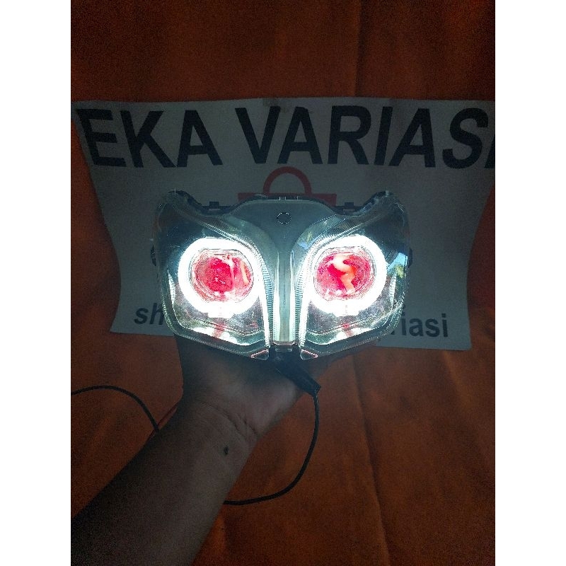 PAKET REFLEKTOR BILED PNP JUPITER Z1 ( RING BILED PUTIH )