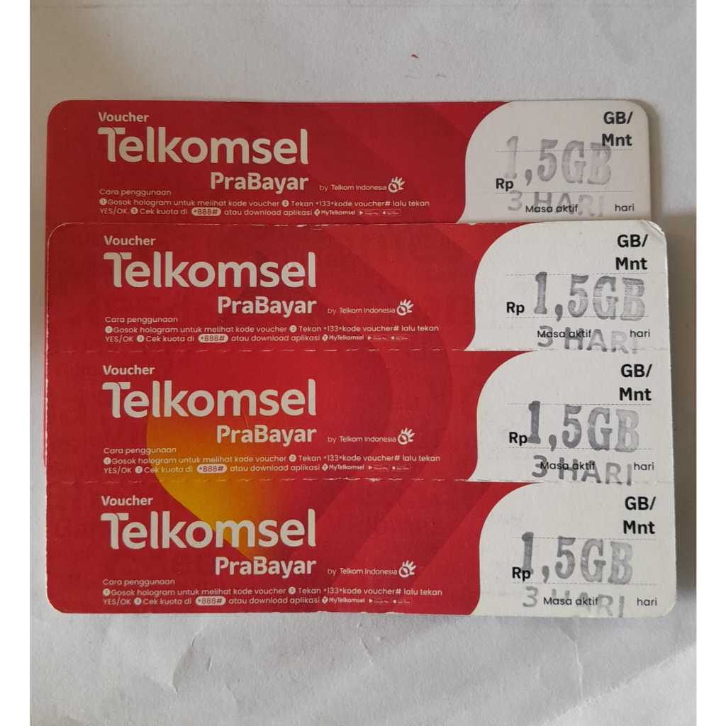 Vcr Telkomsel 1,5GB 3 Hari