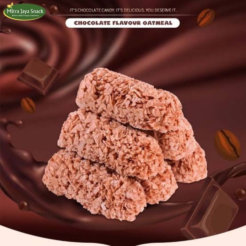 

(HALAL) Oat Meal Bar Snack Chocolate Flavor Cemilan Sereal Coklat