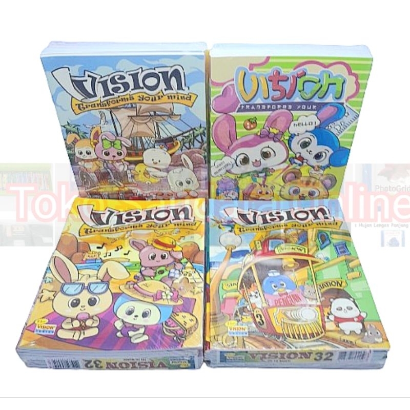 

3 Pak (30 Buku) Buku Tulis Vision Terpopuler 32 Lembar Buku Tulis Murah Buku Tulis Tebal