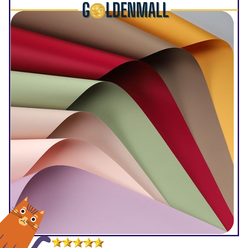 

20 LEMBAR Kertas Buket Full Color Polos Cellophane Wrapping Paper Kertas Bunga Cellophane 6089