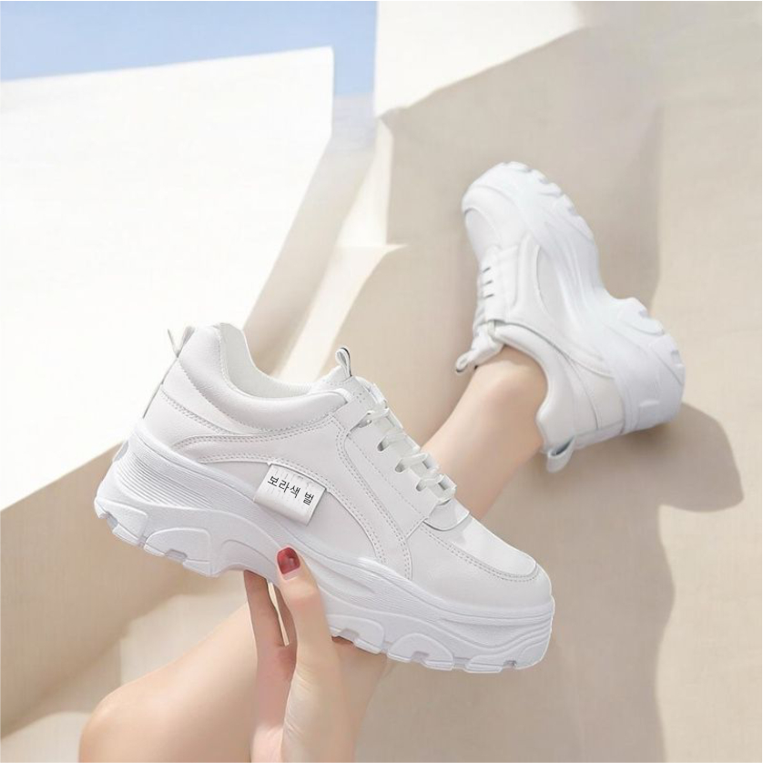 Sepatu korea wanita sepatu fashion sepatu sneaker perempuan sepatu korean style sepatu jungkook BTS 