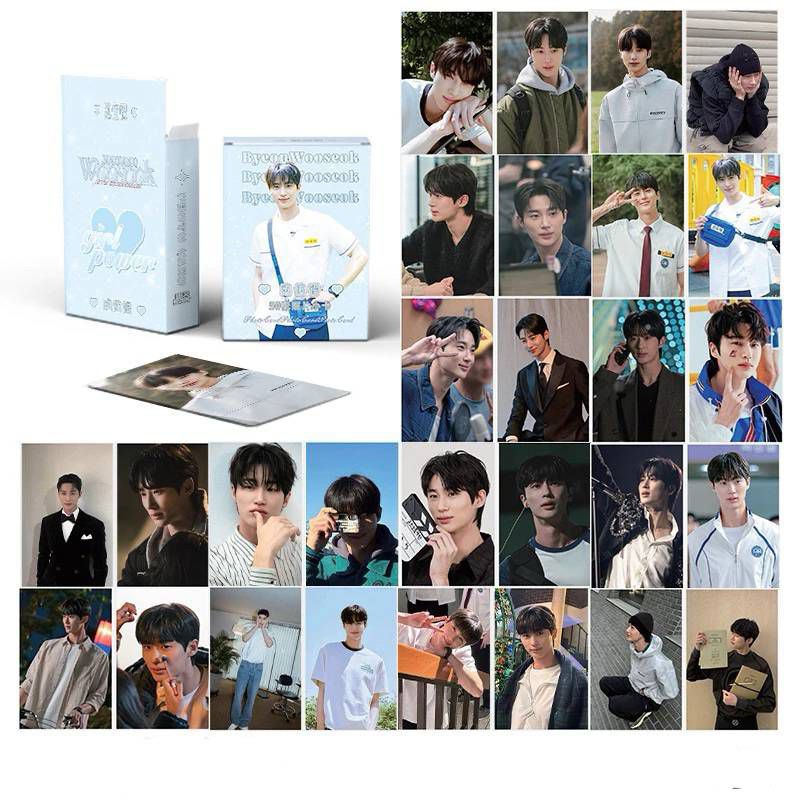 [50pcs] Photocard Unofficial Byeon Woo Seok Wooseok/ Kartu Lomocard Foto Lovely Runner Sunjae