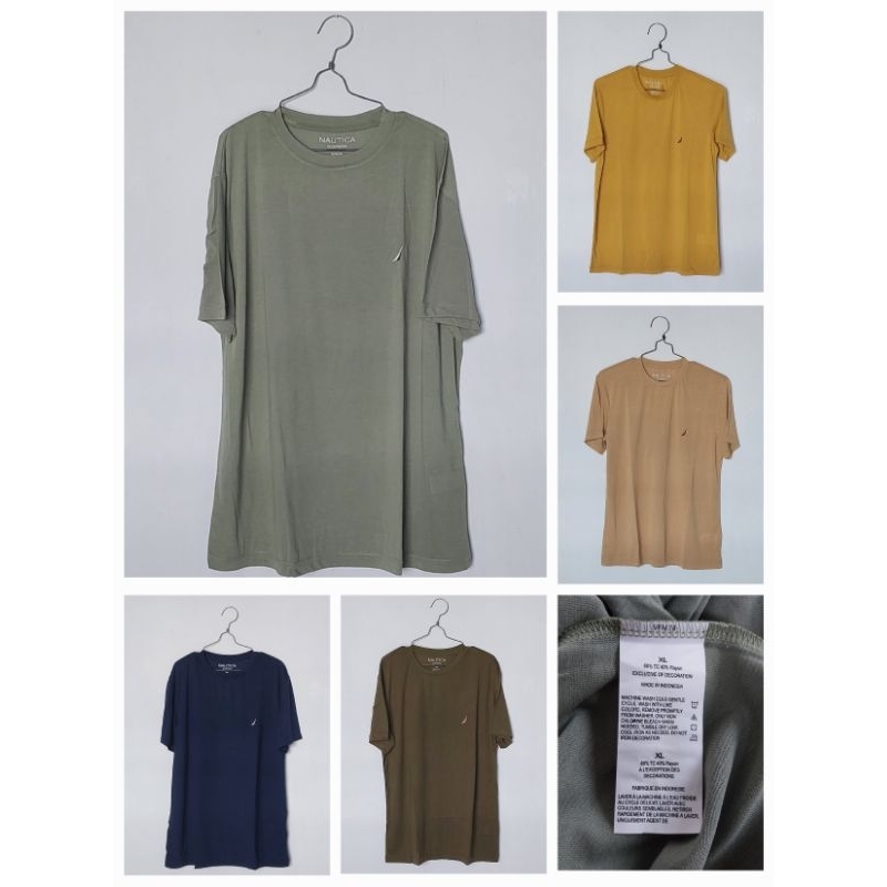 NAUTICA Kaos pendek pria sleepwear baju tidur ORIGINAL