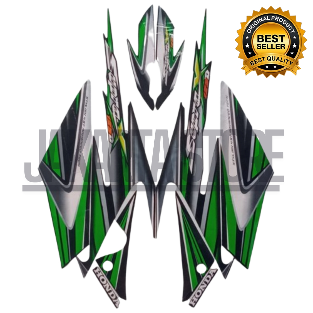 Sticker Standar Supra X 125 D 2006 - List Stiker Standar Supra X 125 D 2006