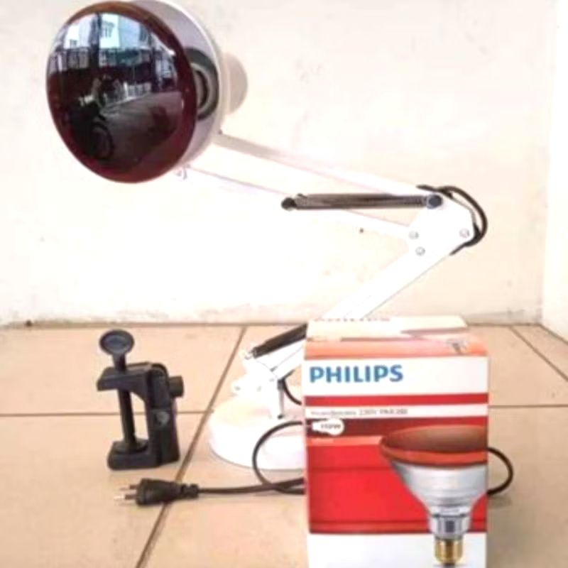 SET ALAT FISIOTERAPI LAMPU INFRARED PHILIPS 150 WATT + STANDING